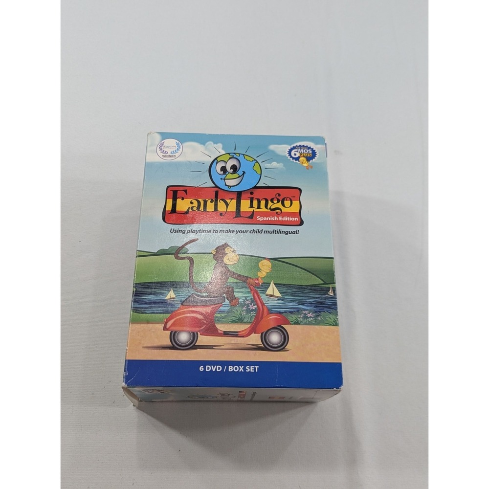 EARLY LINGO Spanish EDITION 6DVD Box‎ Set-UsingPlaytimeMakeYourChildMultilingual